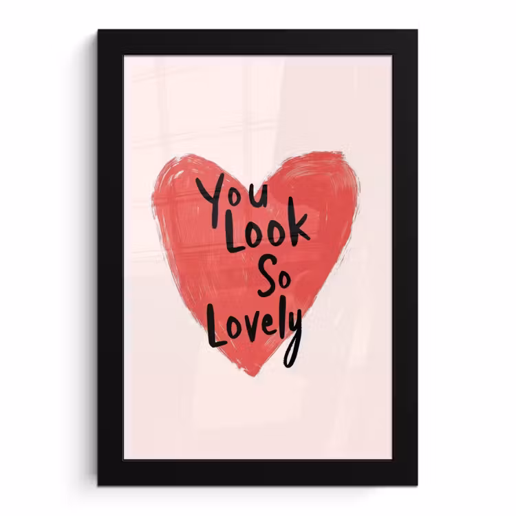 Bilder mit Rahmen - Herz - Rot - Valentinstag — 1