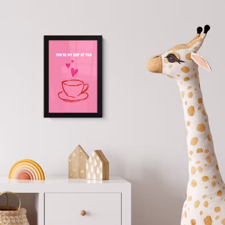 Bilder mit Rahmen - Tee - Rosa - Valentinstag - Text — 5