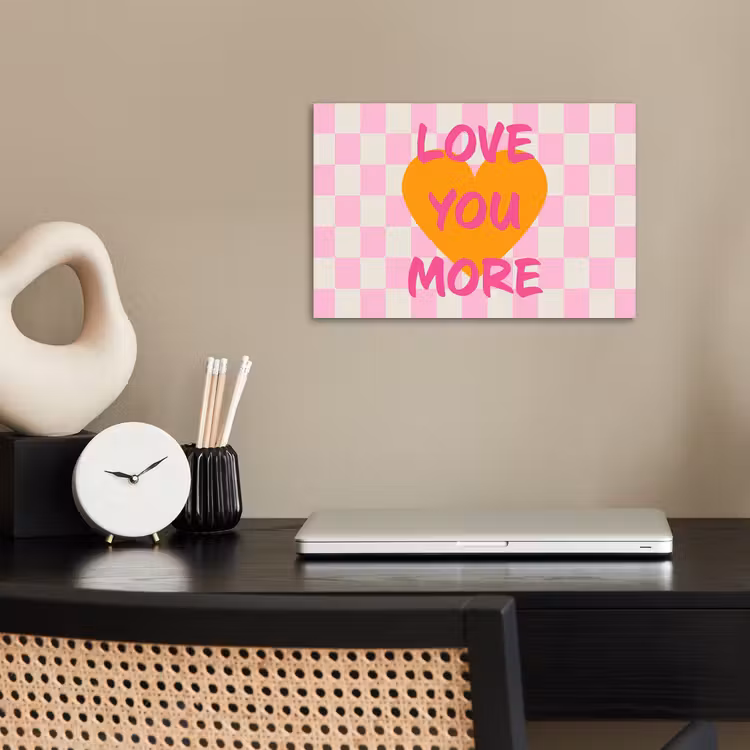 Poster - Valentinstag - Liebe - Rosa - Orange — 2