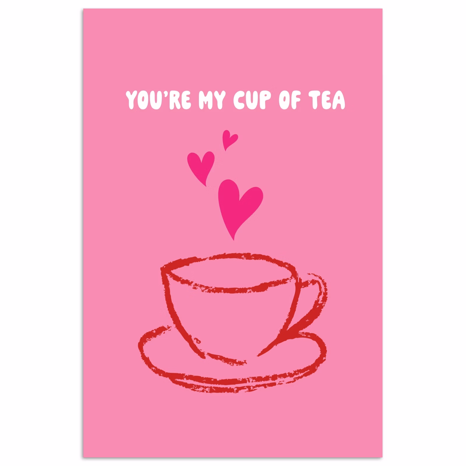 Poster - Tee - Rosa - Valentinstag - Text — 1