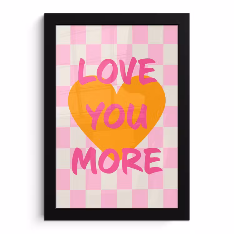 Bilder mit Rahmen - Valentinstag - Liebe - Rosa - Orange — 1