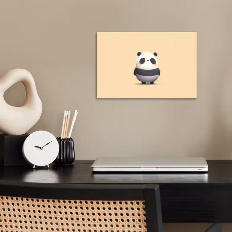 Poster - Panda - Beige - Minimalistisch — 2