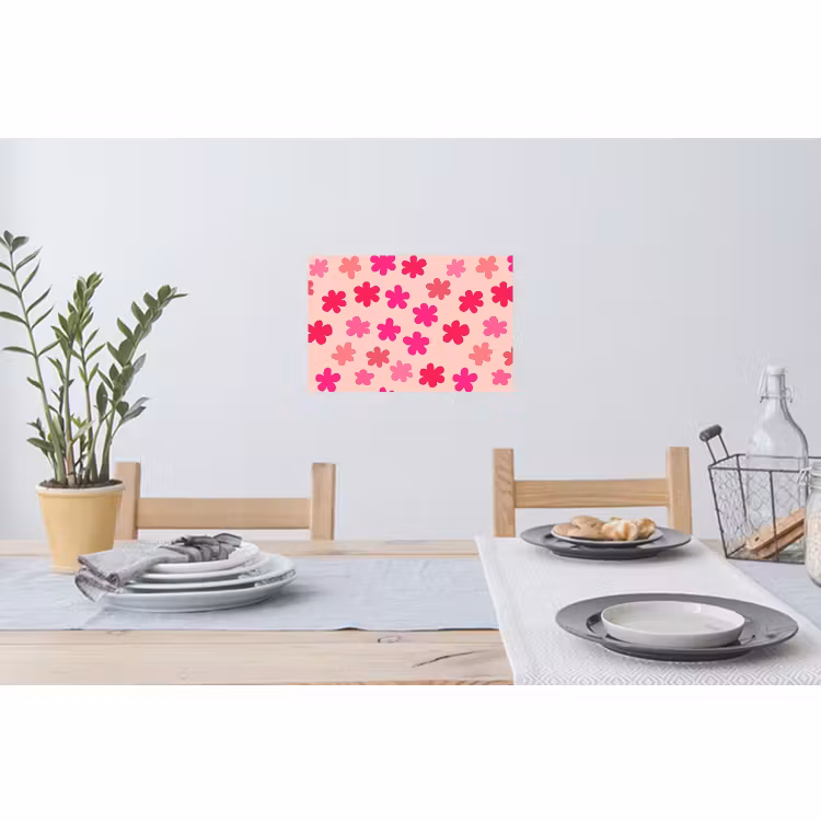 Wandtattoo – Blumen - Muster - Rosa — 4