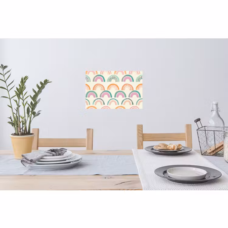 Wandtattoo – Regenbogen - Pastell - Muster — 4