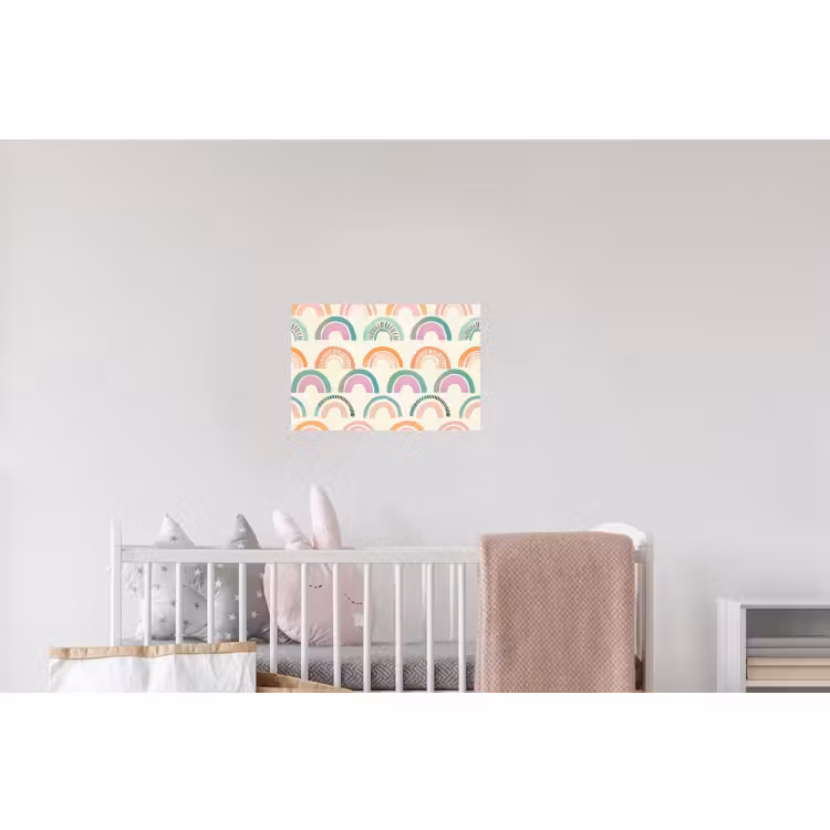 Wandtattoo – Regenbogen - Pastell - Muster — 5