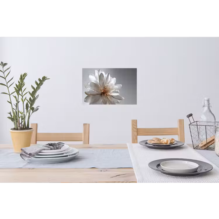 Wandtattoo – Blume - Weiß - Neutral — 4