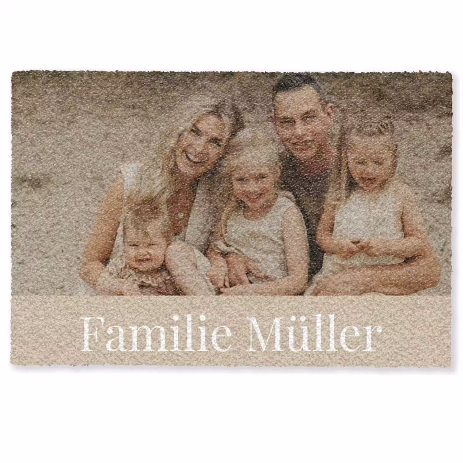 Personalisierbare fußmatte - Eigene - Foto - Balken - Unter — 1