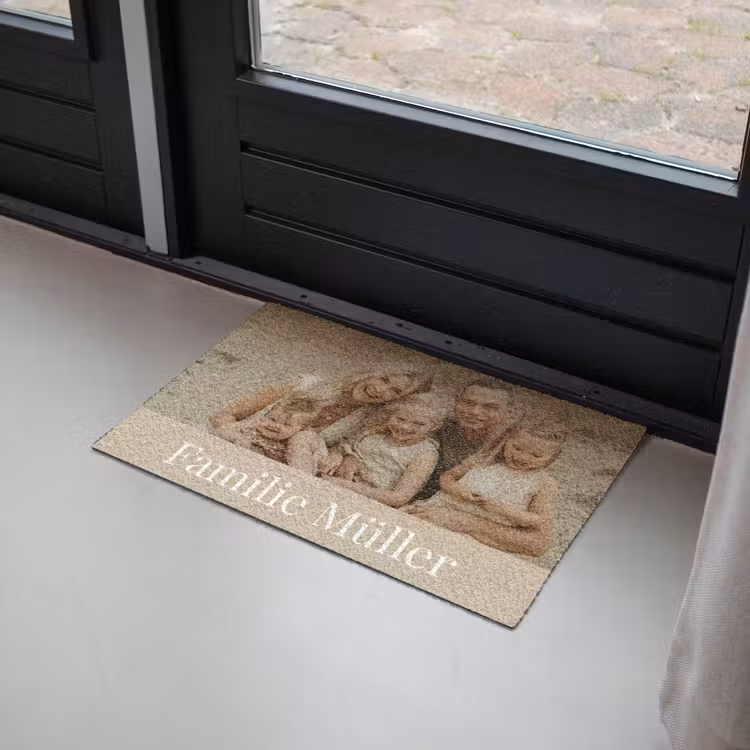Personalisierbare fußmatte - Eigene - Foto - Balken - Unter — 2