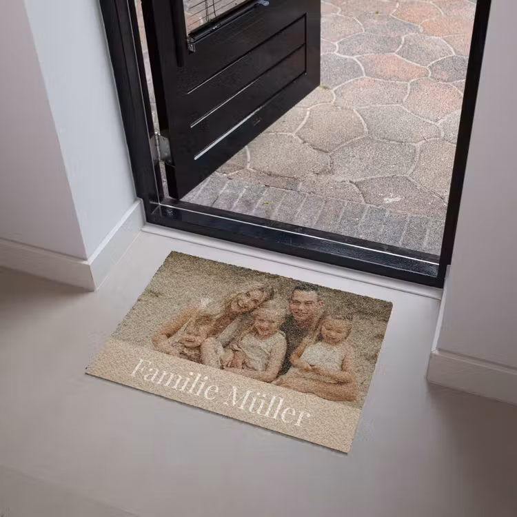 Personalisierbare fußmatte - Eigene - Foto - Balken - Unter — 4