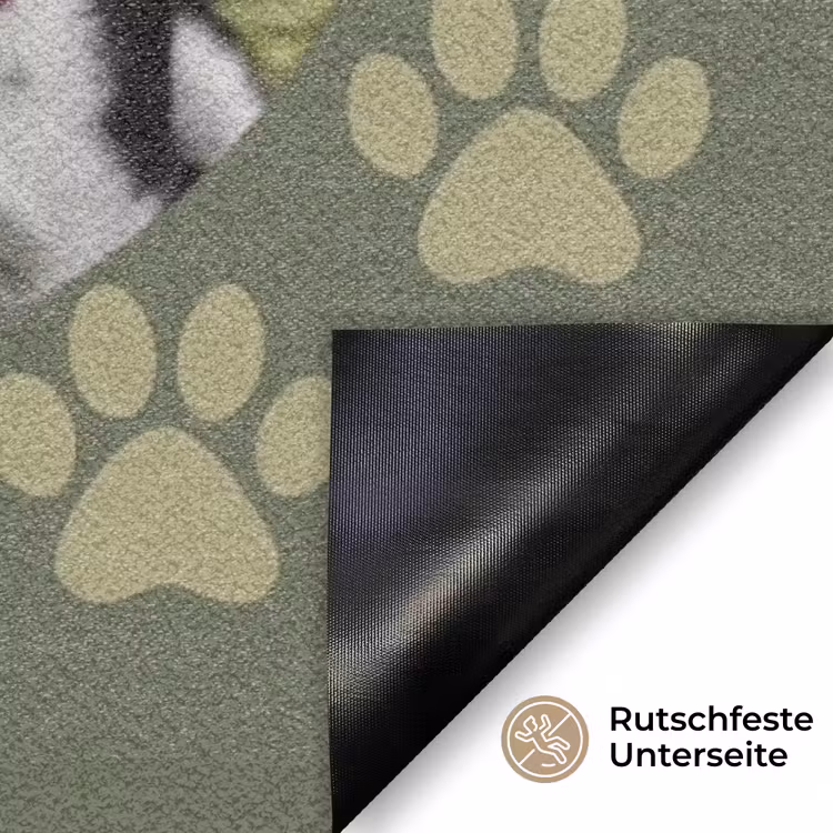 Personalisierbare fußmatte - Eigenes - Foto - Rund - Rundum — 5