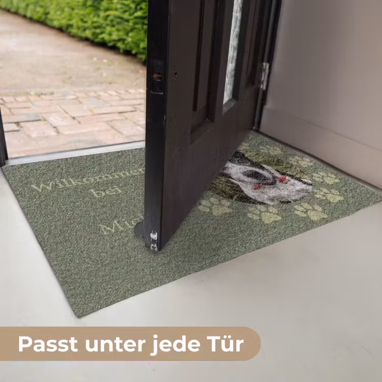 Personalisierbare fußmatte - Eigenes - Foto - Rund - Rundum — 6