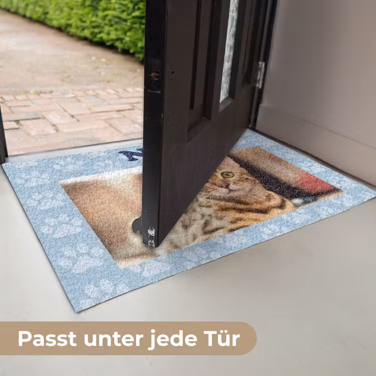 Personalisierbare fußmatte - Pfötchen - Hintergrund — 6