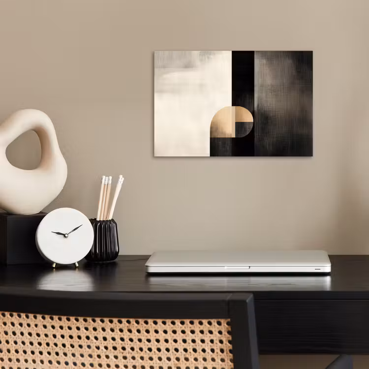 Poster - Formen - Modern - Schwarz — 2