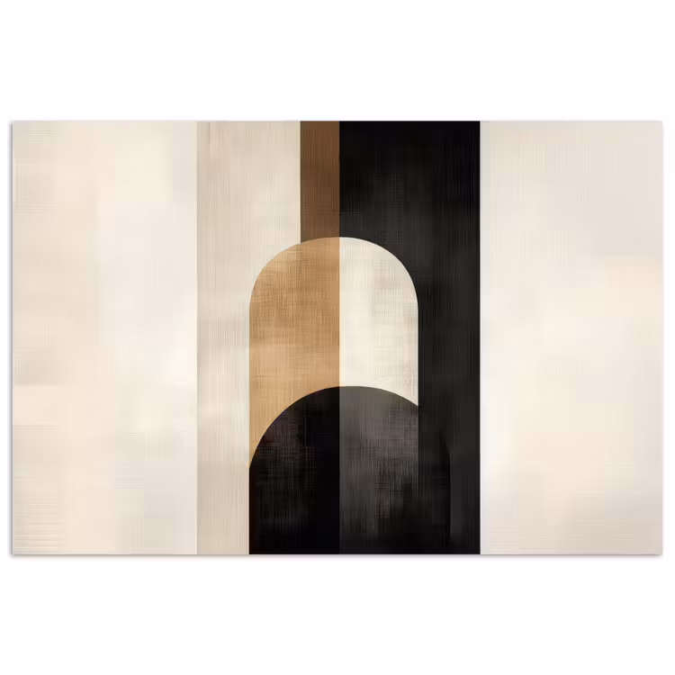Poster - Geometrisch - Formen - Weiß — 1