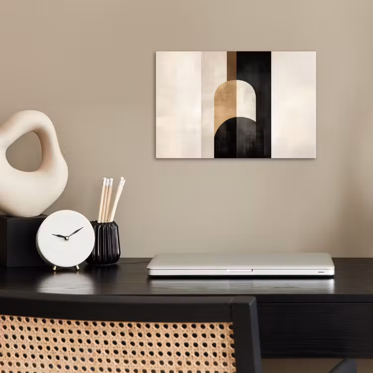 Poster - Geometrisch - Formen - Weiß — 2