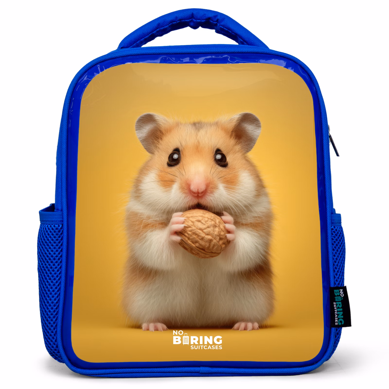 Kinderrucksack - Blau - Hamster - Walnuss - Tier — 1
