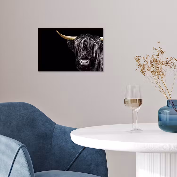 Poster - Schottischer Highlander - Gold - Mantel - Tiere - Kuh — 4