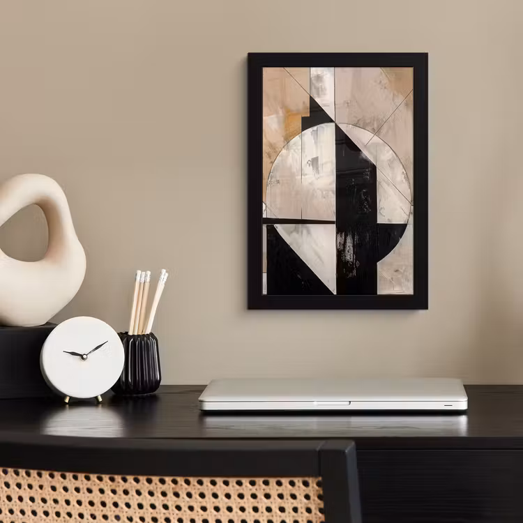 Bilder mit Rahmen - Abstrakt - Modern - Geometrisch - Pastell — 2