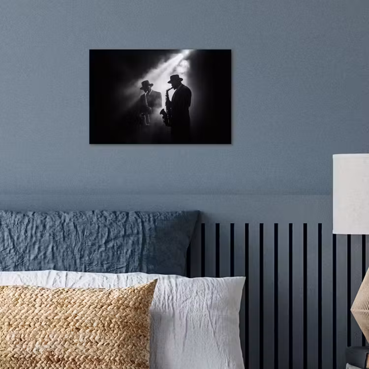 Poster - Saxophonisten - Hüte - Rauch - Licht — 3