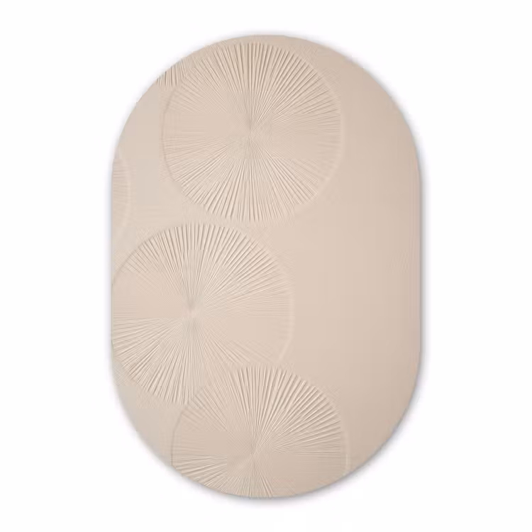 Forexbild Oval - Japandi - Beige - Modern — 1
