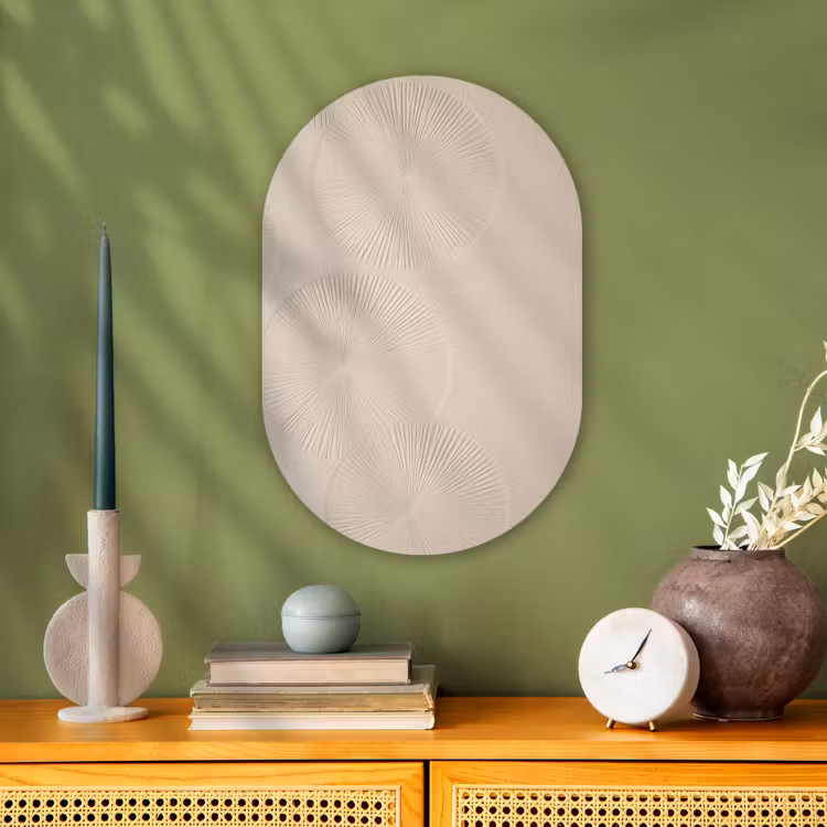 Forexbild Oval - Japandi - Beige - Modern — 3