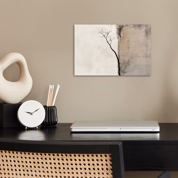 Poster - Wabi sabi - Pflanze - Beige — 2