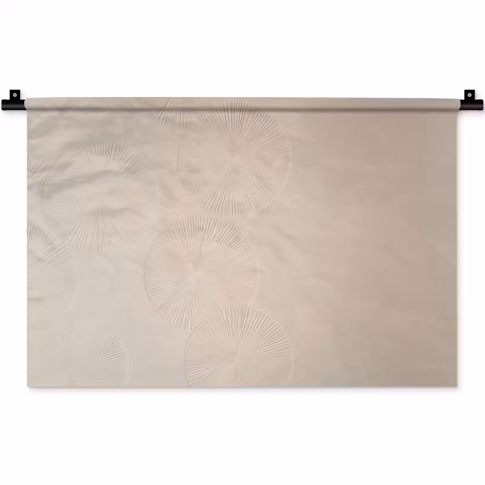 Wandteppich - Japandi - Beige - Modern — 1