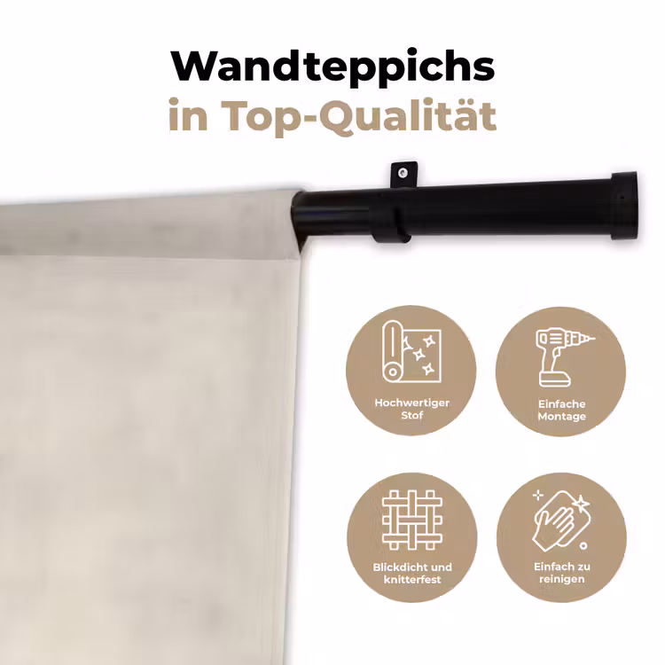 Wandteppich - Japandi - Wabi sabi - Beige — 7