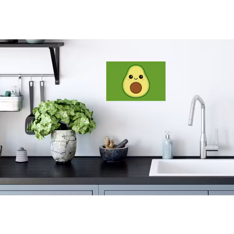 Wandtattoo – Avocado - Grün - Verspielt — 2