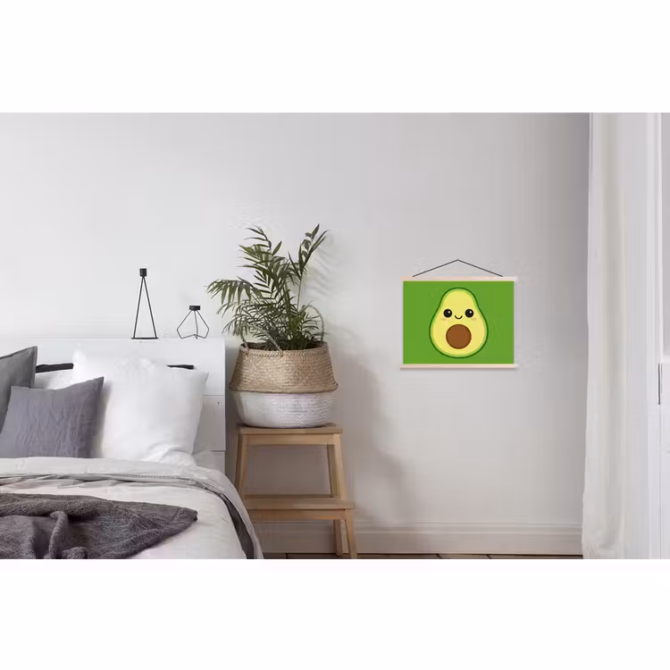 Stoffbild - Avocado - Grün - Verspielt — 3