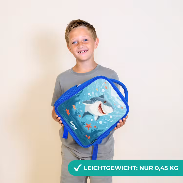 Kinderrucksack - Blau - Hai - Wasser - Meer — 2