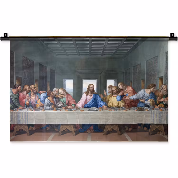Wandteppich - Das letzte Abendmahl - Leonardo da Vinci — 1