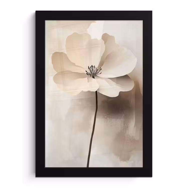 Bilder mit Rahmen - Blume - Beige - Farbe - Schatten — 1