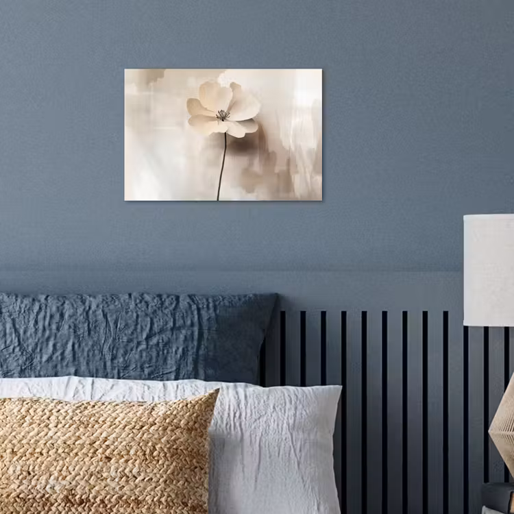 Poster - Blume - Beige - Farbe - Schatten — 3