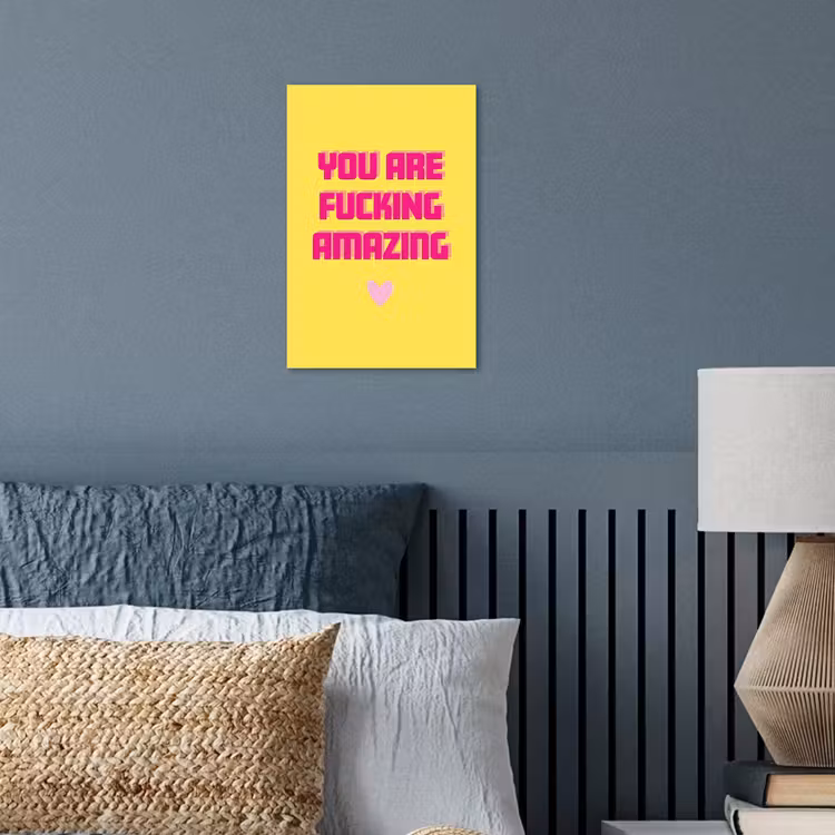 Poster - Gelb - Valentinstag - Text — 3