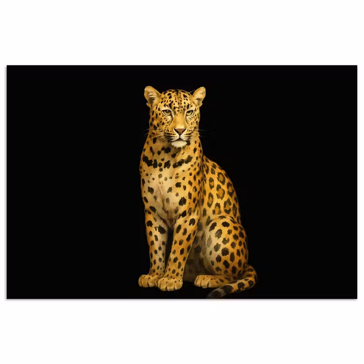 Poster - Panther - Realistisch - Braun — 1