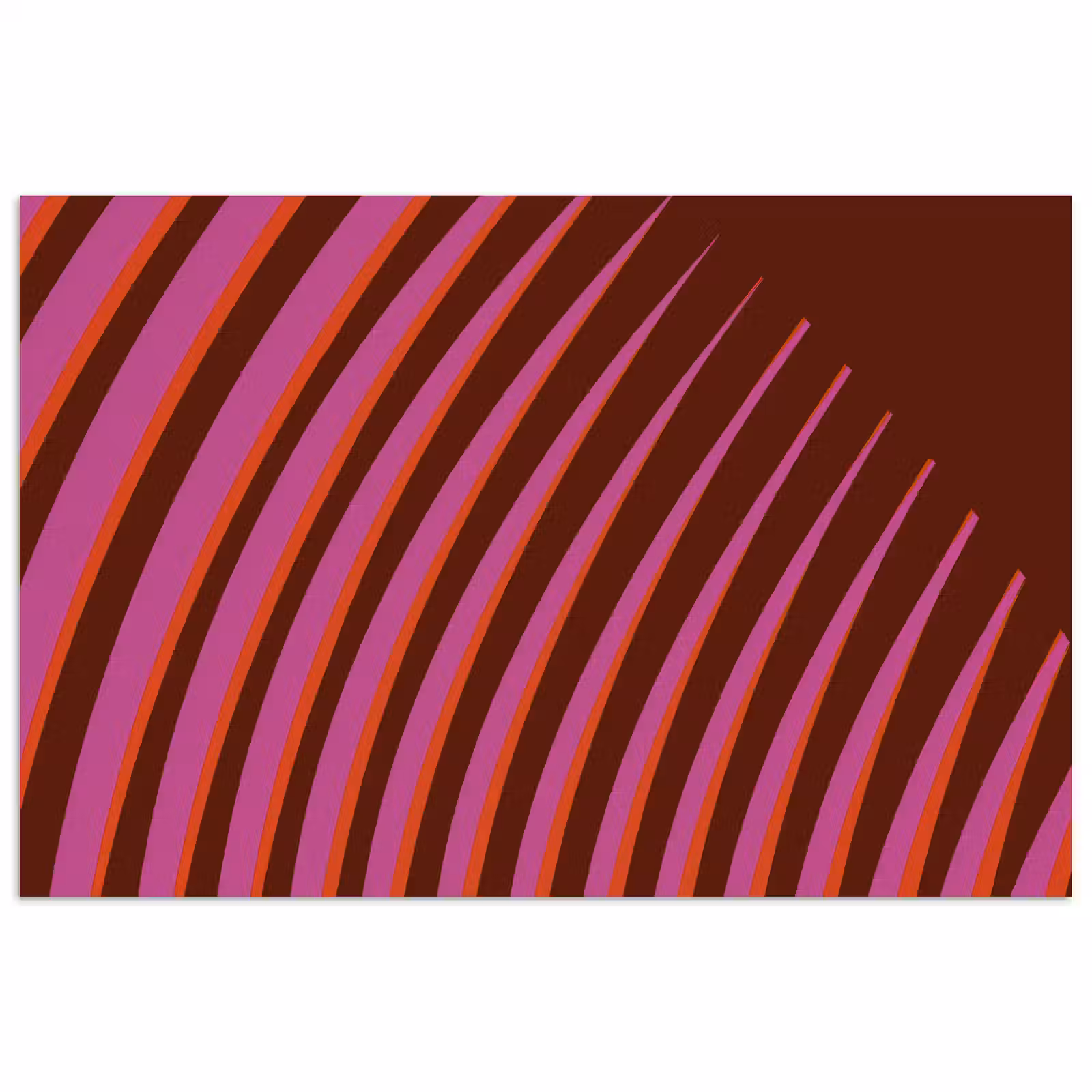 Poster - Linien - Rot - Bewegung — 1