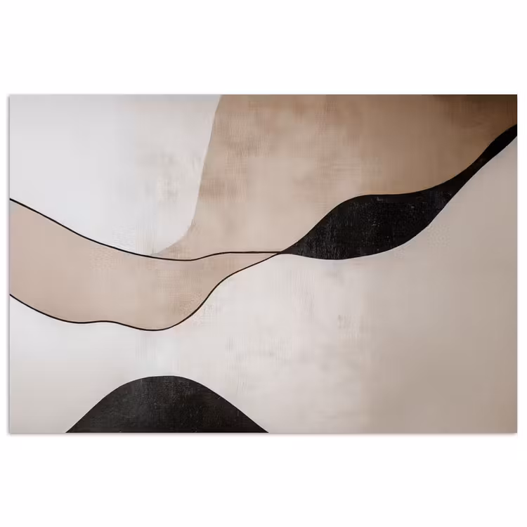 Poster - Konturlinien - Abstrakte Landschaft — 1