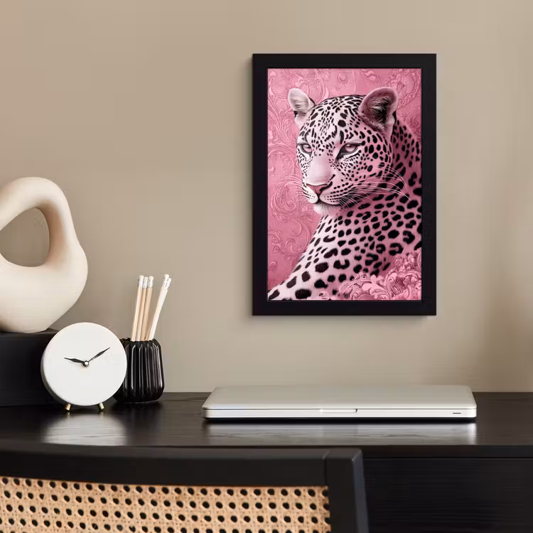 Bilder mit Rahmen - Panther - Deluxe - Rosa — 2