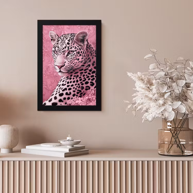 Bilder mit Rahmen - Panther - Deluxe - Rosa — 4