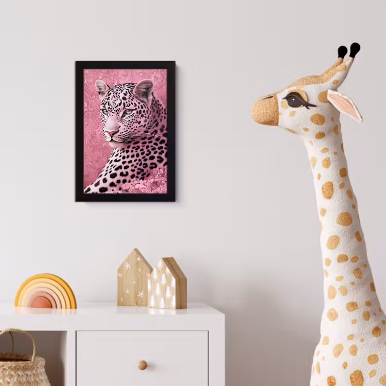 Bilder mit Rahmen - Panther - Deluxe - Rosa — 5