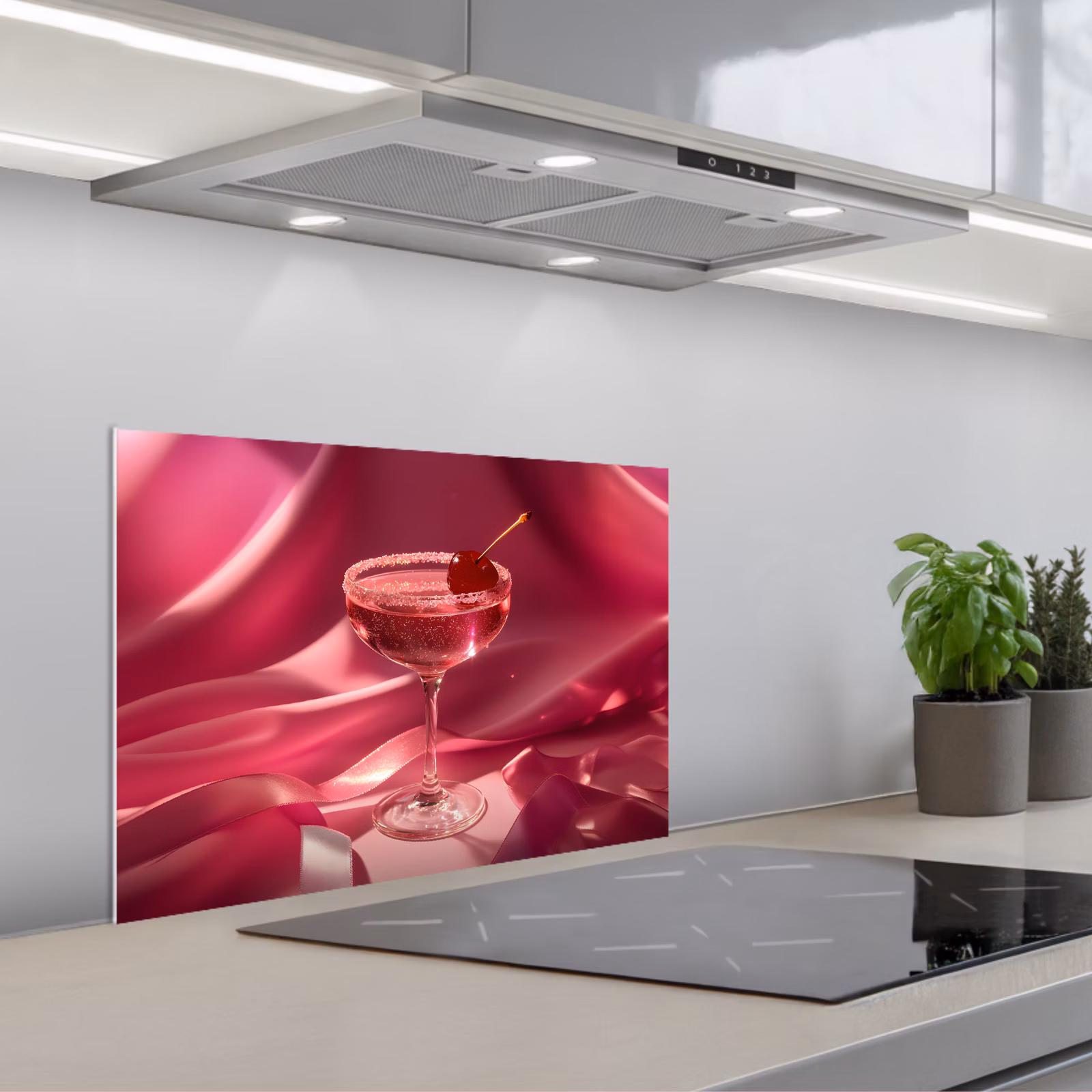 Spritzschutz Küche - Cocktail - Rosa - Luxe — 1