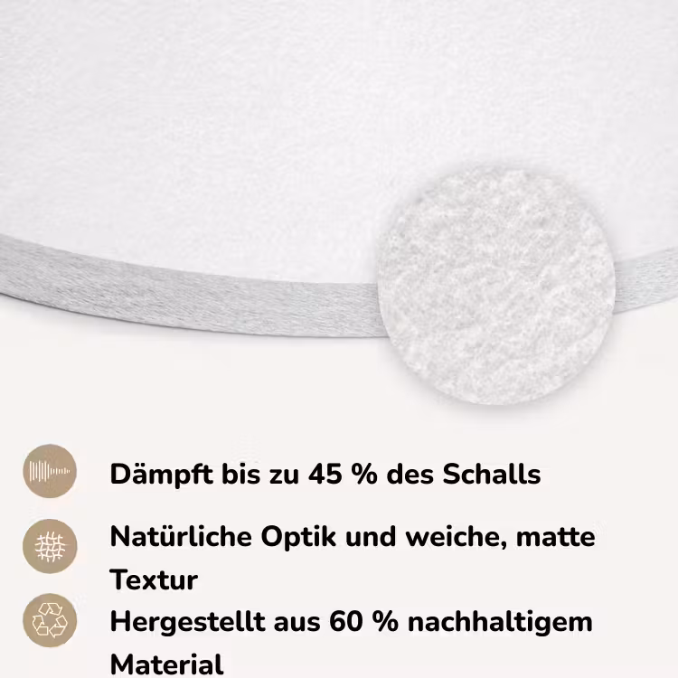 Foto auf Wandkreis – Akustikfilz — 4