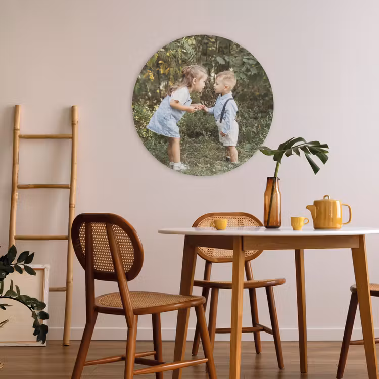 Foto auf Wandkreis – Akustikfilz — 5
