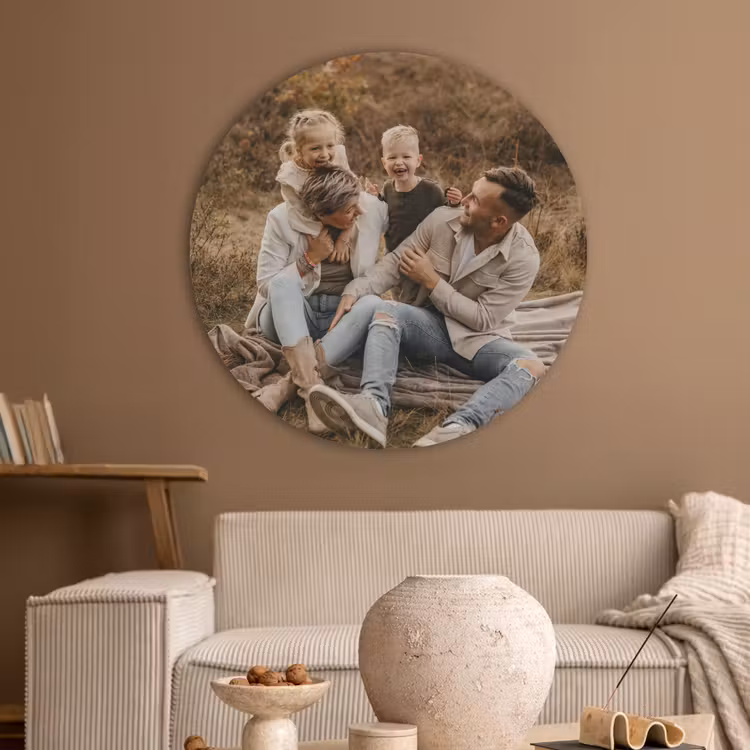 Foto auf Wandkreis – Akustikfilz — 6