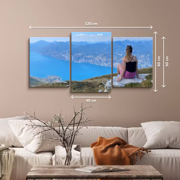 Foto auf Leinwand-Dreiteiler - 120x60 cm — 2