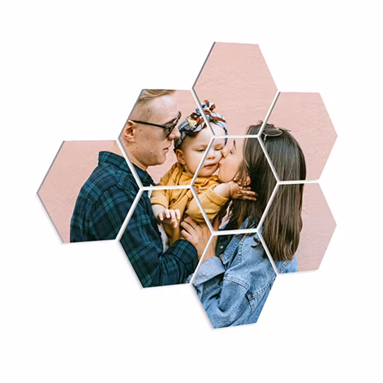 Foto über mehrere Hexagone — 3