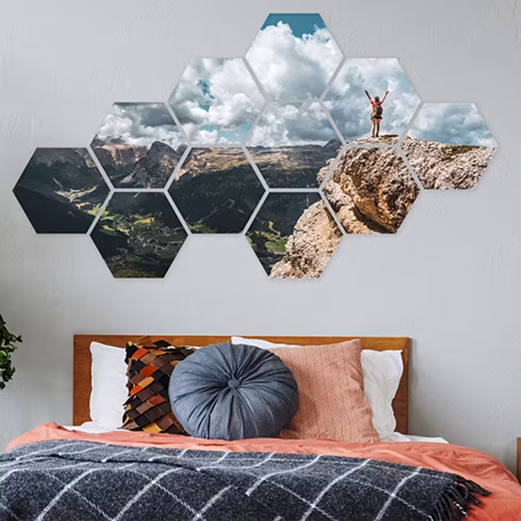 Foto über mehrere Hexagone — 4