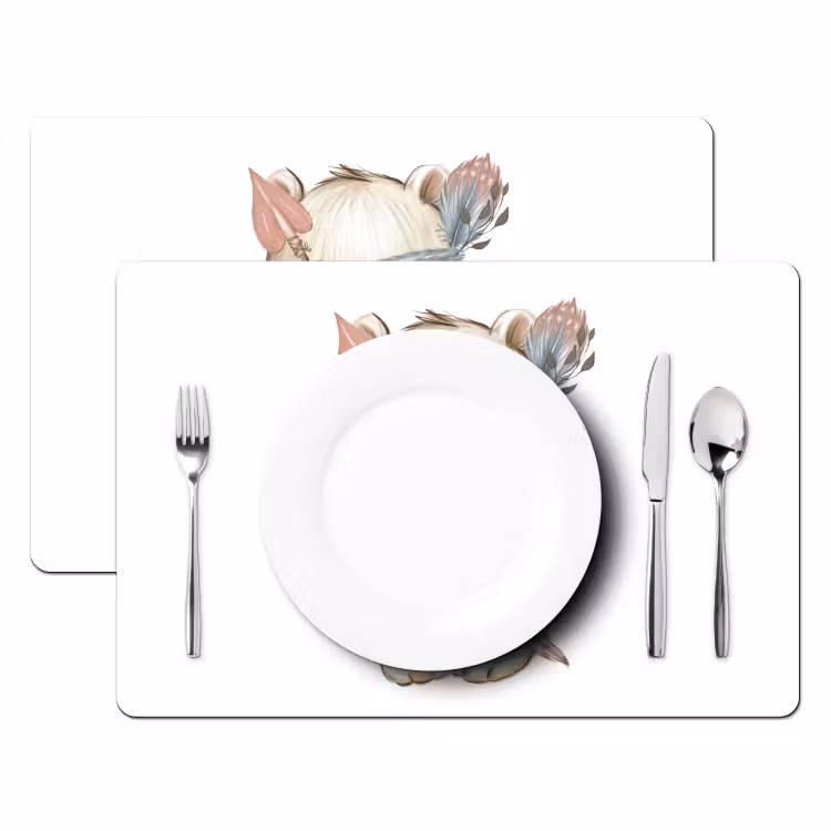 Tischset - 6 Stück - Bär - Tier - Waldtiere — 2