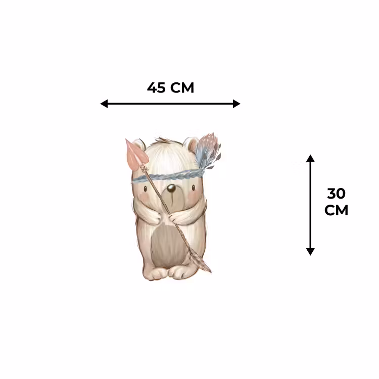 Tischset - 6 Stück - Bär - Tier - Waldtiere — 3
